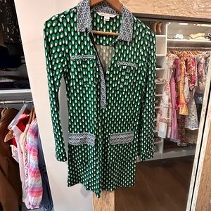 Green Diane Avon Furstenberg dress. Great condition, only worn a few times